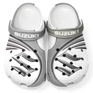 Suzuki Crocs Sandals For Men Women, Gift For Suzuki Fan CAR181031525727 - Gray
