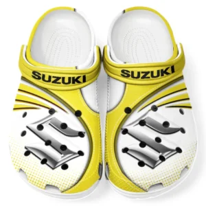 Suzuki Crocs Sandals For Men Women, Gift For Suzuki Fan CAR181031525727 - Yellow