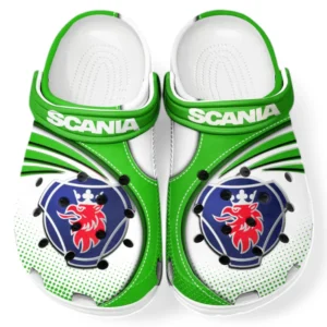 Scania Crocs Sandals For Men Women, Gift For Scania Fan CAR181031525728 - Green