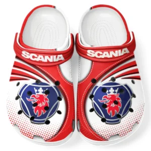 Scania Crocs Sandals For Men Women, Gift For Scania Fan CAR181031525728 - Red