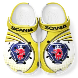 Scania Crocs Sandals For Men Women, Gift For Scania Fan CAR181031525728 - Yellow
