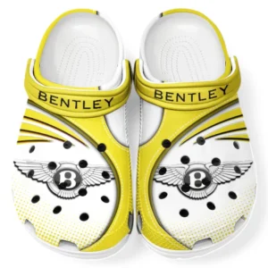 Bentley Crocs Sandals For Men Women, Gift For Bentley Fan CAR181031525730 - Yellow