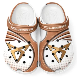 Cupra Crocs Sandals For Men Women, Gift For Cupra Fan CAR181031525731 - Brown