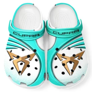 Cupra Crocs Sandals For Men Women, Gift For Cupra Fan CAR181031525731 - Cyan