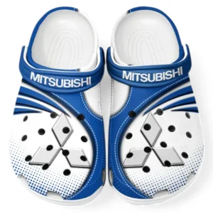 Mitsubishi Crocs Sandals For Men Women, Gift For Mitsubishi Fan CAR181031525732 - Blue