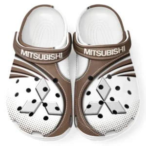 Mitsubishi Crocs Sandals For Men Women, Gift For Mitsubishi Fan CAR181031525732 - Brown