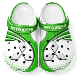 Mitsubishi Crocs Sandals For Men Women, Gift For Mitsubishi Fan CAR181031525732 - Green