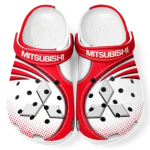 Mitsubishi Crocs Sandals For Men Women, Gift For Mitsubishi Fan CAR181031525732 - Red