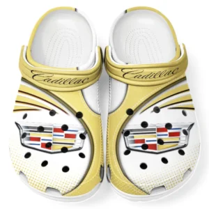 Cadillac Crocs Sandals For Men Women, Gift For Cadillac Fan CAR181031525733 - Yellow