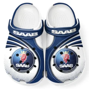 Saab Crocs Sandals For Men Women, Gift For Saab Fan CAR181031525735 - Blue