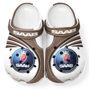 Saab Crocs Sandals For Men Women, Gift For Saab Fan CAR181031525735 - Brown