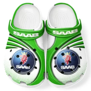 Saab Crocs Sandals For Men Women, Gift For Saab Fan CAR181031525735 - Green