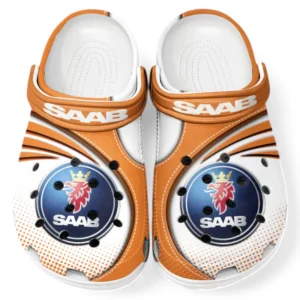 Saab Crocs Sandals For Men Women, Gift For Saab Fan CAR181031525735 - Orange