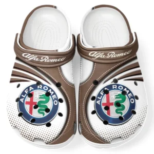 Alfa Romeo Crocs Sandals For Men Women, Gift For Alfa Romeo Fan CAR181031525737 - Brown