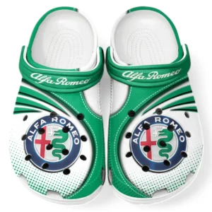Alfa Romeo Crocs Sandals For Men Women, Gift For Alfa Romeo Fan CAR181031525737 - Green