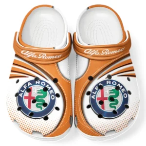 Alfa Romeo Crocs Sandals For Men Women, Gift For Alfa Romeo Fan CAR181031525737 - Orange