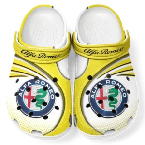 Alfa Romeo Crocs Sandals For Men Women, Gift For Alfa Romeo Fan CAR181031525737 - Yellow
