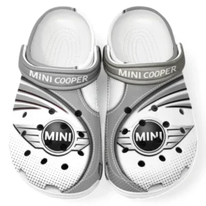 Mini cooper Crocs Sandals For Men Women, Gift For Mini cooper Fan CAR181031525738 - Gray