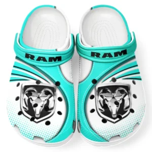 Ram truck Crocs Sandals For Men Women, Gift For Ram truck Fan CAR181031525739 - Cyan