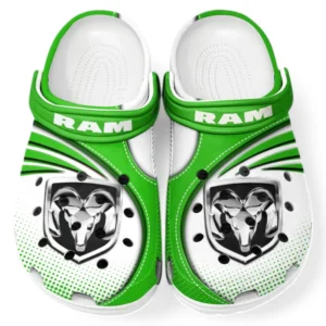 Ram truck Crocs Sandals For Men Women, Gift For Ram truck Fan CAR181031525739 - Green