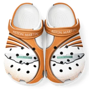 Aston Martin Crocs Sandals For Men Women, Gift For Aston Martin Fan CAR181031525747 - Orange