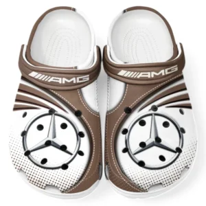 AMG Crocs Sandals For Men Women, Gift For AMG Fan CAR181031525748 - Brown