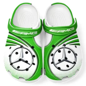 AMG Crocs Sandals For Men Women, Gift For AMG Fan CAR181031525748 - Green