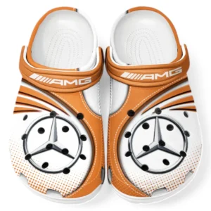 AMG Crocs Sandals For Men Women, Gift For AMG Fan CAR181031525748 - Orange