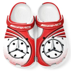 AMG Crocs Sandals For Men Women, Gift For AMG Fan CAR181031525748 - Red