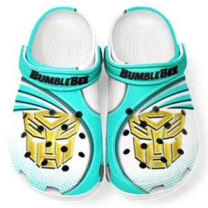 Bumblebee Crocs Sandals For Men Women, Gift For Bumblebee Fan CAR181031525751 - Cyan