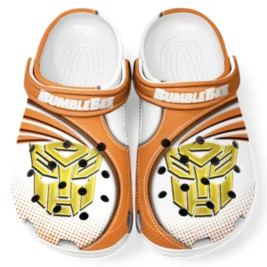 Bumblebee Crocs Sandals For Men Women, Gift For Bumblebee Fan CAR181031525751 - Orange