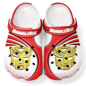 Bumblebee Crocs Sandals For Men Women, Gift For Bumblebee Fan CAR181031525751 - Red