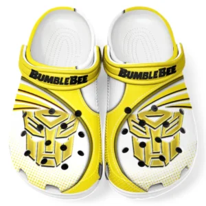 Bumblebee Crocs Sandals For Men Women, Gift For Bumblebee Fan CAR181031525751 - Yellow