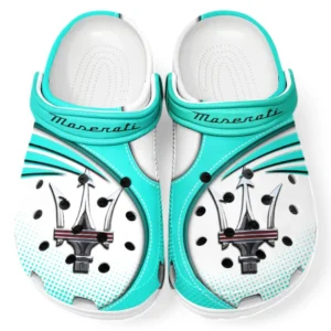 Maserati Crocs Sandals For Men Women, Gift For Maserati Fan CAR181031525754 - Cyan