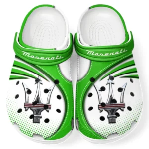 Maserati Crocs Sandals For Men Women, Gift For Maserati Fan CAR181031525754 - Green