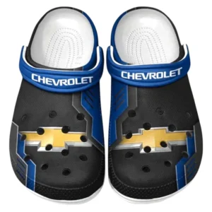 Chevrolet Crocs Shoes, Clogs Men Women, Gift For Chevrolet Fan CAR185031525223 - Blue