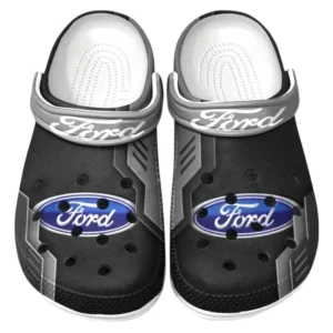 Ford Crocs Shoes, Clogs Men Women, Gift For Ford Fan CAR185031525224 - Gray