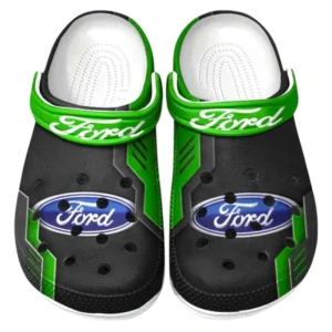 Ford Crocs Shoes, Clogs Men Women, Gift For Ford Fan CAR185031525224 - Green