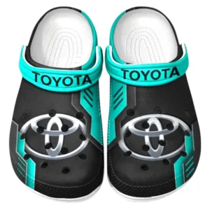 Toyota Crocs Shoes, Clogs Men Women, Gift For Toyota Fan CAR185031525226 - Cyan