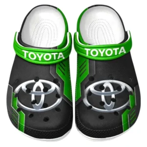 Toyota Crocs Shoes, Clogs Men Women, Gift For Toyota Fan CAR185031525226 - Green