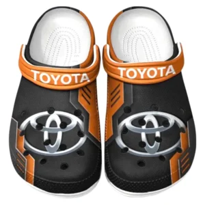 Toyota Crocs Shoes, Clogs Men Women, Gift For Toyota Fan CAR185031525226 - Orange