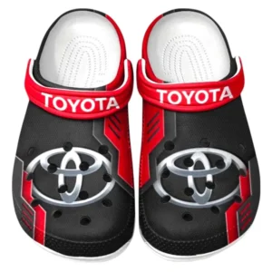 Toyota Crocs Shoes, Clogs Men Women, Gift For Toyota Fan CAR185031525226 - Red