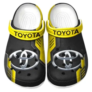 Toyota Crocs Shoes, Clogs Men Women, Gift For Toyota Fan CAR185031525226 - Yellow