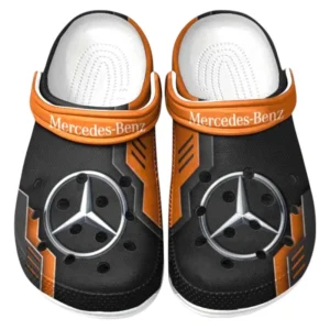 Mercedes Benz Crocs Shoes, Clogs Men Women, Gift For Mercedes Benz Fan CAR185031525227 - Orange