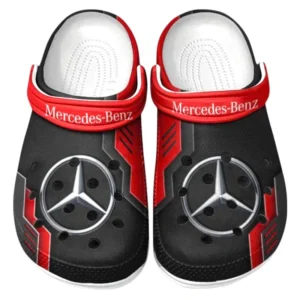 Mercedes Benz Crocs Shoes, Clogs Men Women, Gift For Mercedes Benz Fan CAR185031525227 - Red