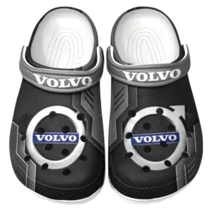 Volvo Crocs Shoes, Clogs Men Women, Gift For Volvo Fan CAR185031525229 - Gray