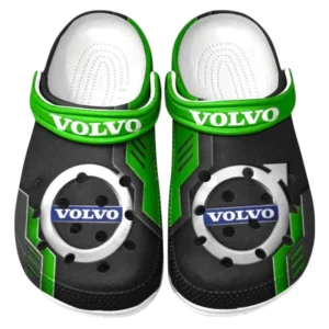 Volvo Crocs Shoes, Clogs Men Women, Gift For Volvo Fan CAR185031525229 - Green