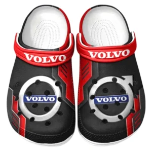 Volvo Crocs Shoes, Clogs Men Women, Gift For Volvo Fan CAR185031525229 - Red
