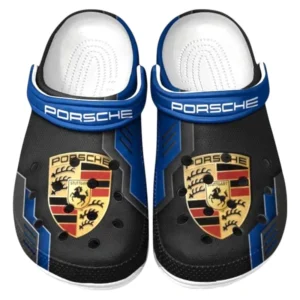 Porsche Crocs Shoes, Clogs Men Women, Gift For Porsche Fan CAR185031525230 - Blue