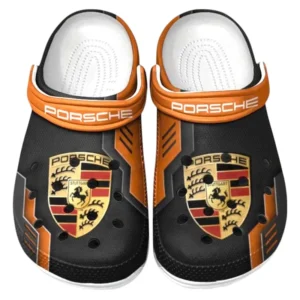 Porsche Crocs Shoes, Clogs Men Women, Gift For Porsche Fan CAR185031525230 - Orange
